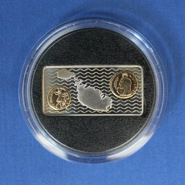 2000 Malta Silver Proof Lm5 coin "Millennium" in Capsule with COAs