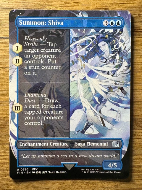 SUMMON: SHIVA - Foil - Final Fantasy - FIN Uncommon - 0078 $2.99