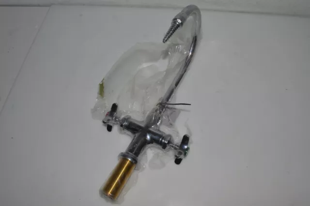 ^^Watersaver Faucet Co.  L411 Gooseneck Faucet --New (Ele47)