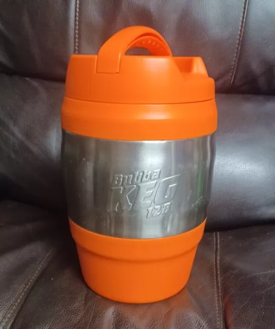 Bubba Keg 128oz 1 Gallon XL Stainless Steel Insulated Thermos w/Spout Orange