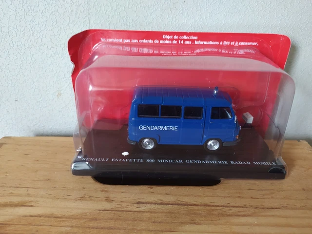 Ixo Renault Estafette 800 Minicar Gendarmerie Radar Mobile 1/43 Eme Neuf Boite