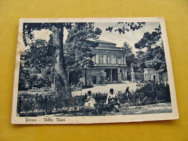 (FG.A53) FERMO - VILLA VINCI animata (vg 1940, ediz. Anna Nasini)