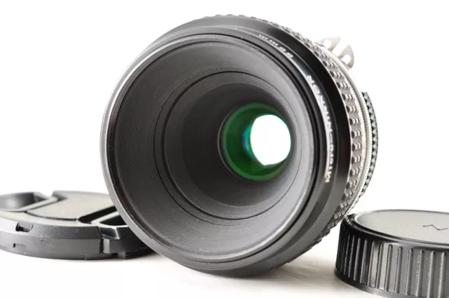 [Near Mint] Nikon Nikkor Ai 55mm f/3.5 MF Macro Lens F Mount w/Caps From JAPAN