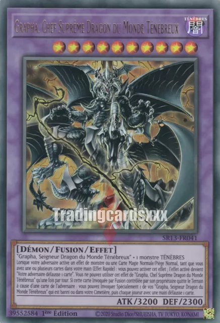 Yu-Gi-Oh! Grapha, Chef Suprême Dragon du Monde Ténébreux : UR SR13-FR041