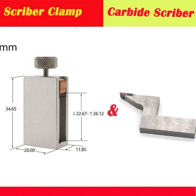 Mitutoyo Scriber Clamp+Carbide tipped Scriber For 192/520/570Series Height Gauge