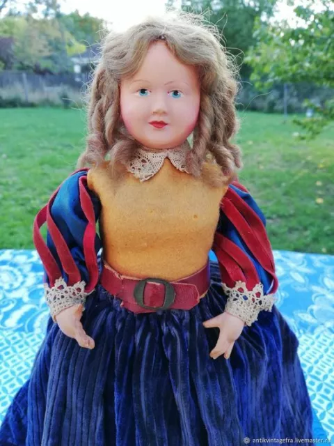 Poupée ancienne moitié bonbonnière Demi poupée France Antique doll half bonbonni