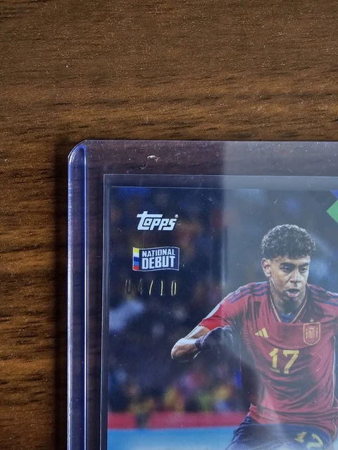 LAMINE YAMAL AUTO /10 Spain Rookie Euro 2024 Winner European Future