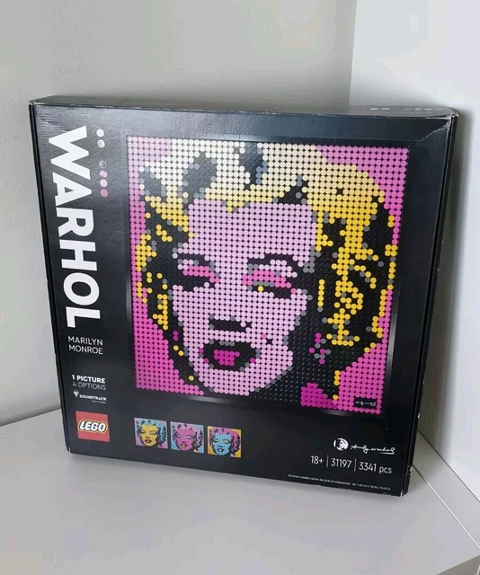 LEGO 31197 ART Andy Warhol Marilyn Monroe Set Brand New And Sealed £99. ...