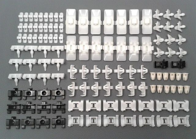 15x Zierleisten Klammern Clips Beplankung Klips für Mercedes W124 S124