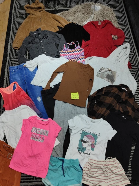 #213 Enorme pacchetto di vestiti per ragazze 8-9 anni GEORGE NEXT RIVER NUOVO LOOK H&M PRIM