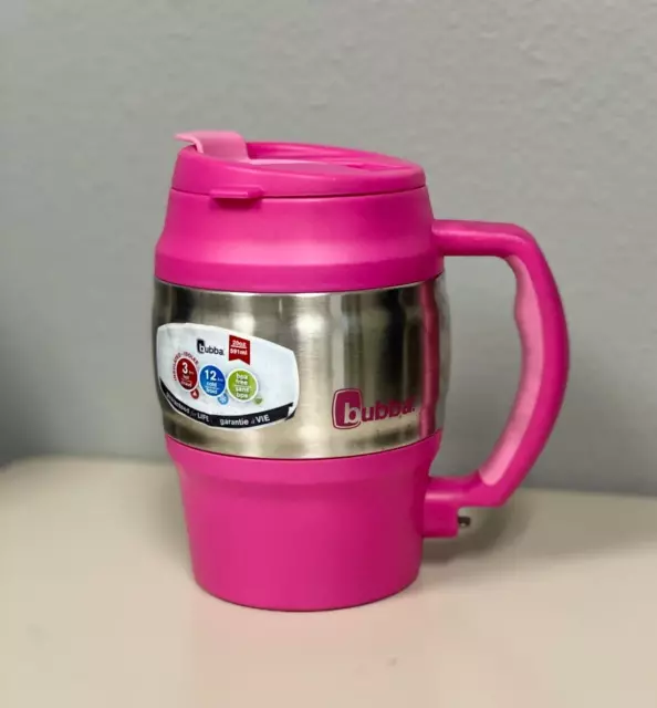 Big Bubba Classic Insulated 20 OzCoffee Travel Mug Polyurethane, Pink, Keg Shape
