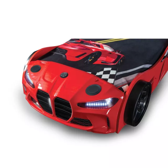 Kids premium sports NEW Car bed Music, LED light 500W Speaker