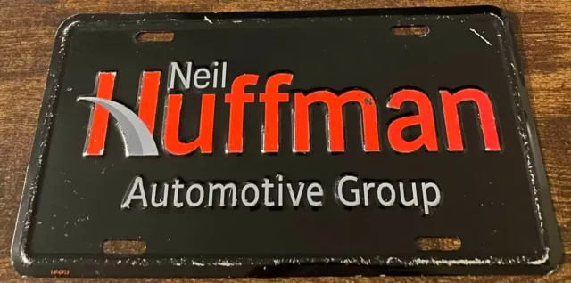 Neil Huffman Automotive Group Dealership Booster License Plate Louisville KY