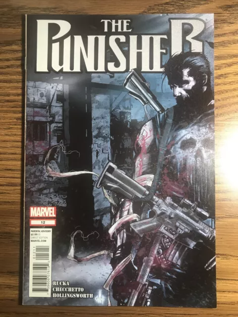 THE PUNISHER 12 Marco Checchetto Cover Greg Rucka Story MARVEL COMICS 2012