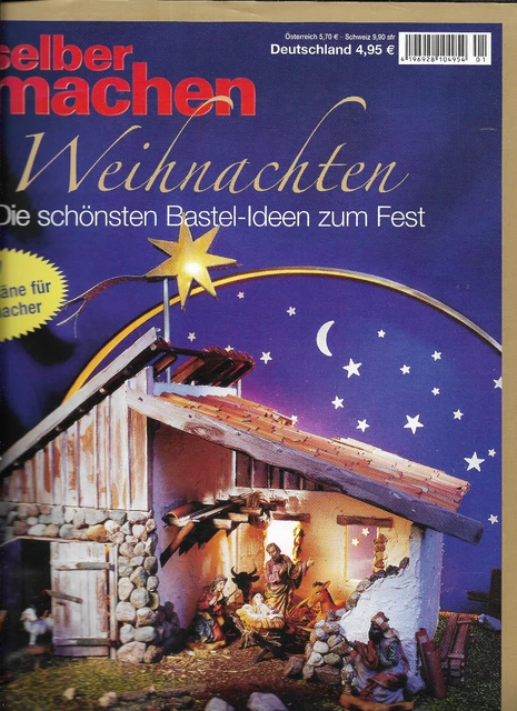 DIY! Zeitschrift SELBER MACHEN: 10 weihnachtliche  Bauanleitungen WEIHNACHTEN