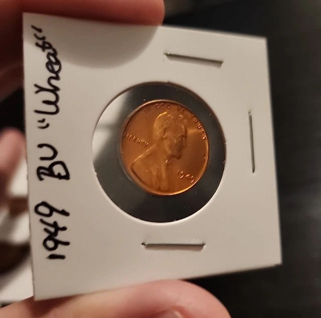 1949  Lincoln Wheat Cent Bronze Penny Gem Bu Uncirculated Uncertified