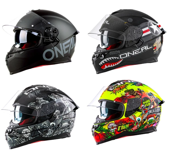 Casco Moto Integral,Casco Moto E Scooter Doble Visera,Carcasa ABS