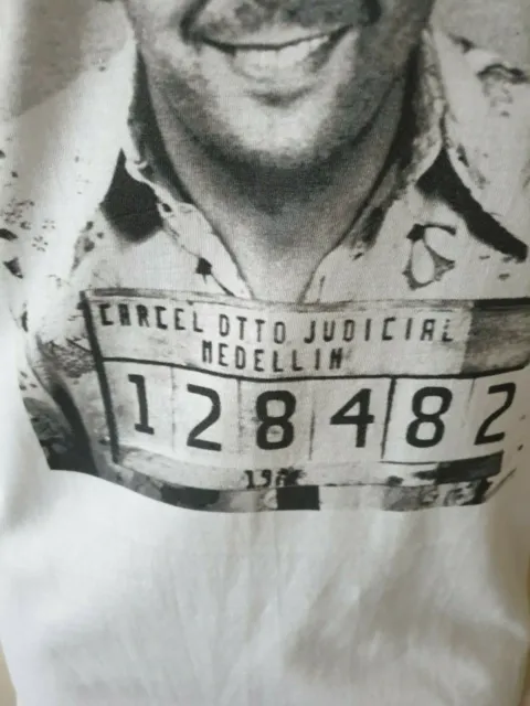 T-Shirt Mugshot Pablo Escobar Narcos Columbia Cartel Cool Regalo Retrò 4