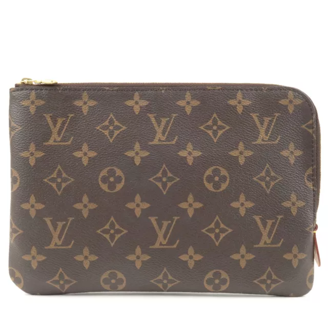 Auth Louis Vuitton Etui Voyage PM Clutch Bag Document Bag M44500 Used