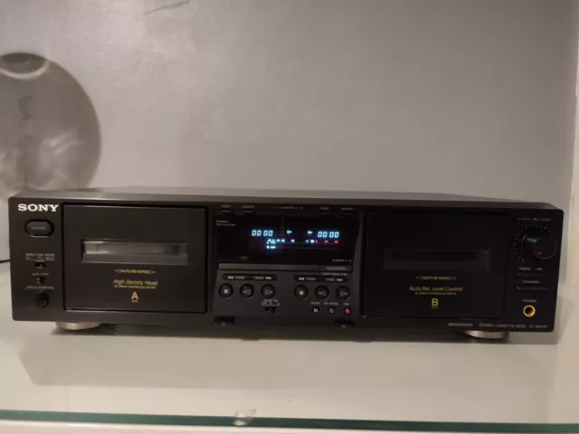 Sony TC-WE475 Stereo Double Cassette Deck Hi-Fi Separate Tape Player Recorder