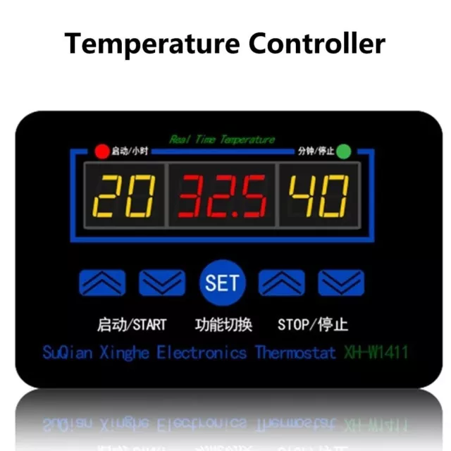 interruttore Regolatore di temperatura Termostato digitale a LED Termometro