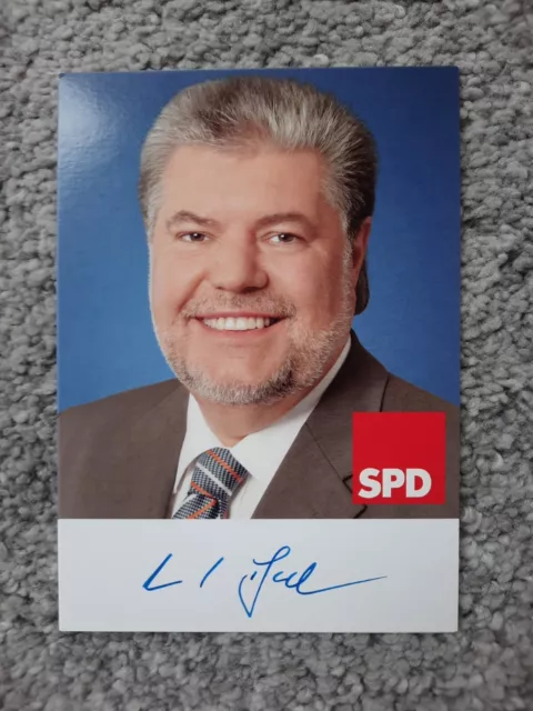 Kurt Beck - SPD - AK Autogrammkarte - original signiert
