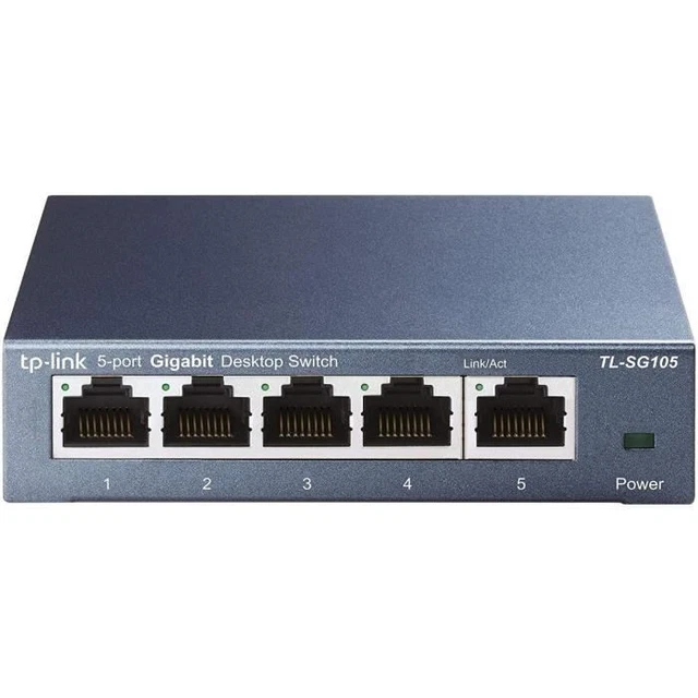 Custodia in metallo Gigabit a 5 porte per switch desktop TP-LINK -SG105