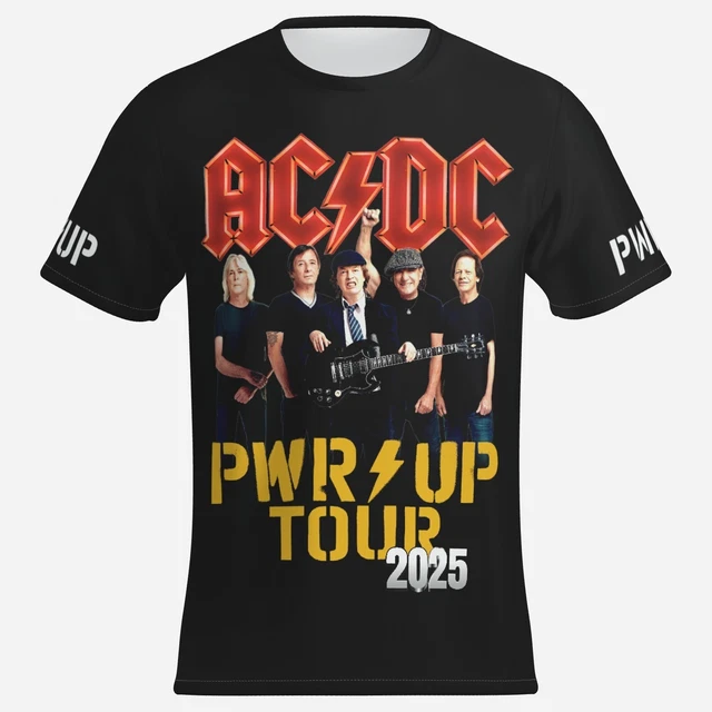 AC/DC PWR UP European Tour 2025 Unisex Shirt EUR 29,95 - PicClick DE