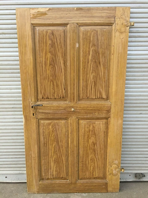 ALTE ZIMMERTÜR TÜR Türblatt / 4 Füllungen / Biedermeier um 1830 / H183 ...