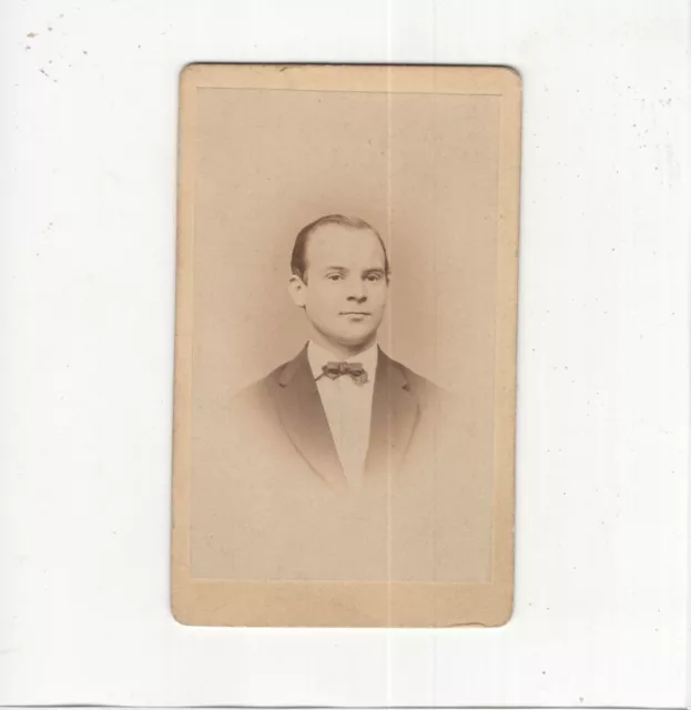 W. Sander CDV Foto Herrenportrait - Geestemünde 1870er