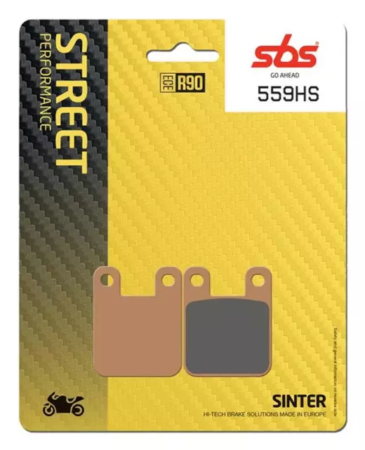 SBS Street Front Sintered Brake Pads - 559HS - SCORPA TY-S 125 F TRIAL 2006 -