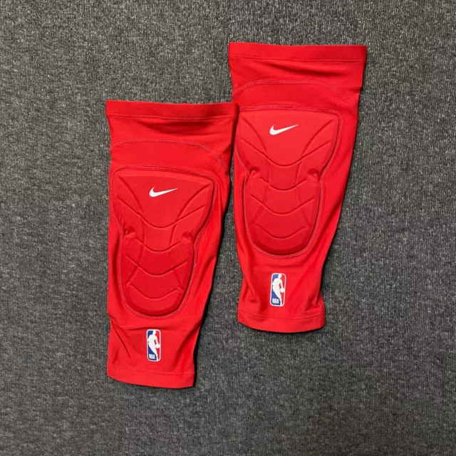 Nike NBA Issued Hyperstrong Padded Knee Sleeves Mens Sz 2X/3X CT3877-610 Red NWT