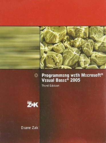PROGRAMMING WITH MICROSOFT VISUAL BASIC 2005 (VISUAL By Diane Zak Mint Condition