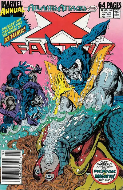 X-Factor Annual #4 (Newsstand) FN; Marvel | Atlantis Attacks - we combine shippi