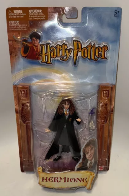 Hermione Granger Harry Potter Chamber of Secrets MATTEL Figure 2002 * RARE * NEW