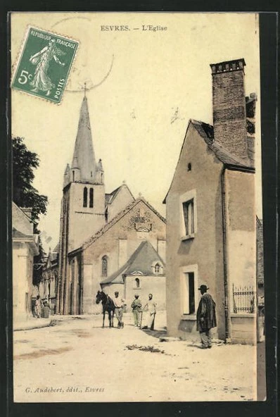 CPA Esvres, l´Eglise