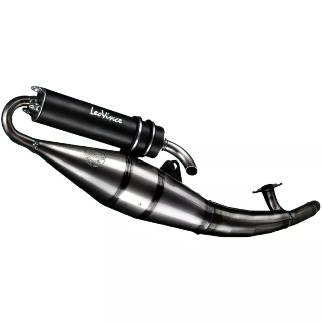 LEOVINCE Exhaust Tt Black Édition pour Aprilia Sr 50 Ditech 2003 (Piaggio)