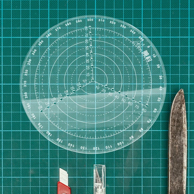 center finder circle lurer círculo de dibujo lineal plantilla círculo de herramientas