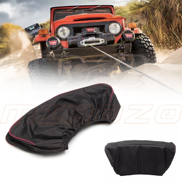IP67 Waterproof Soft Winch Cover 8000-13000LBS Winch Dust Cover For 81-18 Jeep