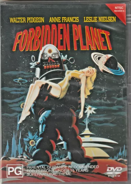 Walter Pidgeon ~ Forbidden Planet ~ New/Sealed ~ Genuine R4 ~ Free Post