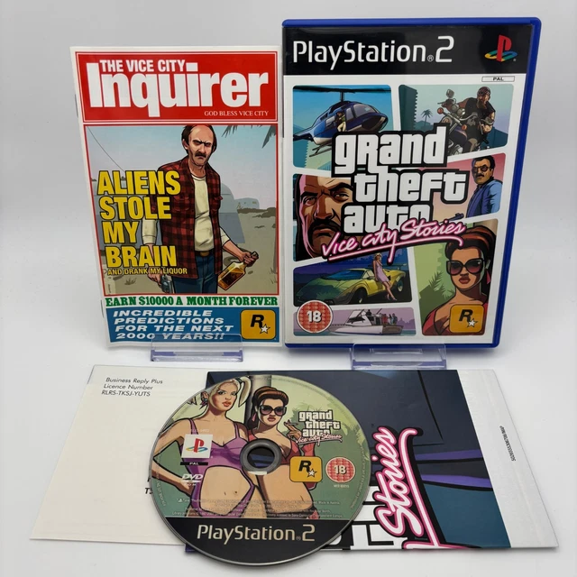 GTA Vice City Stories – PS2 – Promo Press PAL – Rare – Très Bon état