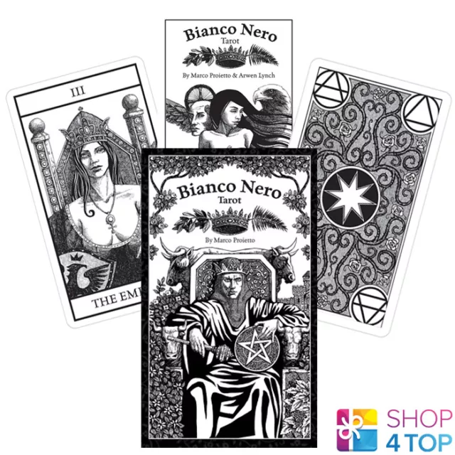 Bianco Nero Tarot Karten Deck Schwarz Und Weiss Marco Proletto Us Games Systems