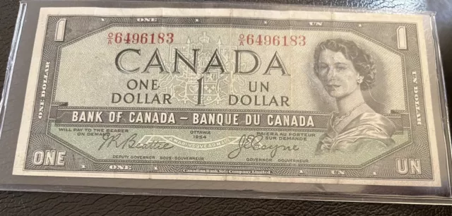 1954 bank of canada devils face