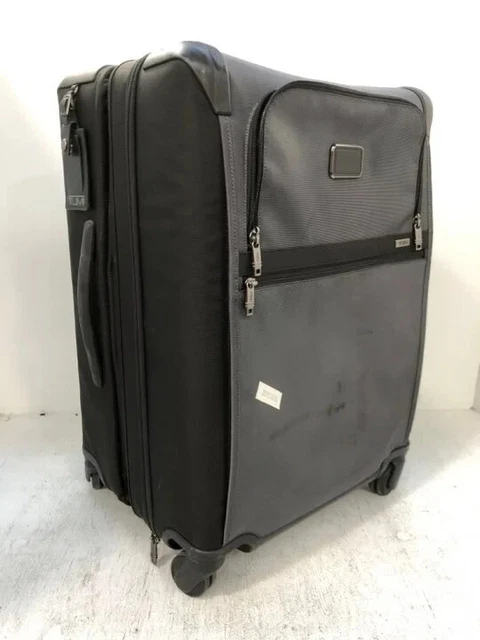Tumi Alpha Expandable 4 Wheel Suitcase In Grey/Black:  Used Twice