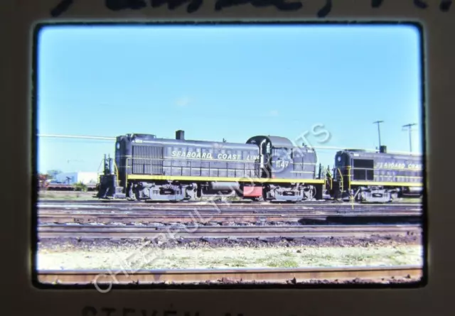 Original '72 Ektachrome Slide SCL Seaboard Coast Line 1147 RS3 Tampa, FL  38Y49
