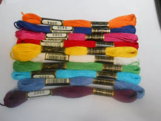 Venus threads Pack of 10 Assorted Colours - Colours may vary