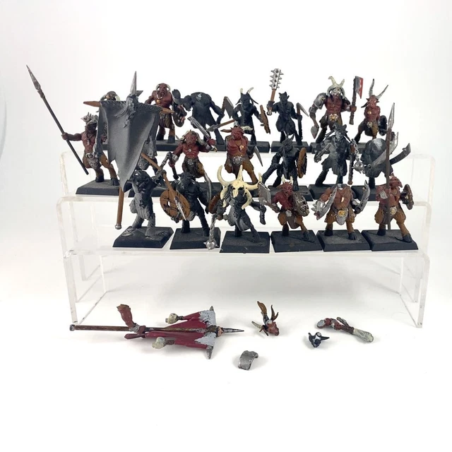 10 Rats Géants Warhammer Fantasy Battles / Age Of Sigmar - Figurines Skavens En Plastique, Occasion
