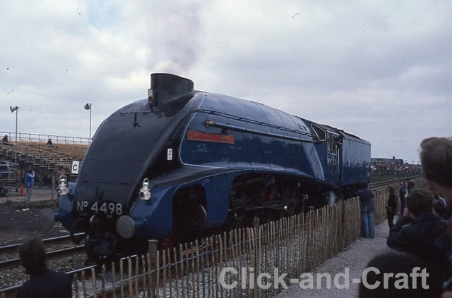 35MM SLIDE BR British Railway LNER Class A4 4498 Sir Nigel Gresley £4. ...