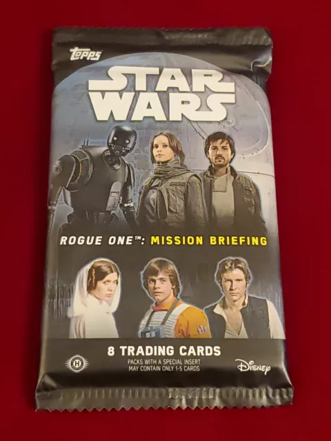 Star Wars Rouge One Mission Breifings 2017 Trading Cards Sealed Hobby Card Pack