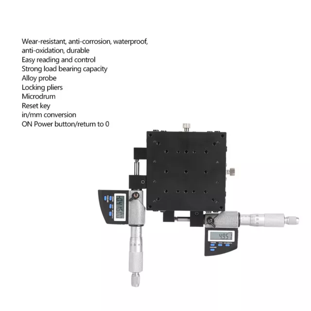 SEMXY100-AS Micrometer Platform Digital 100x100mm 0.002mm Linear Stage Platform